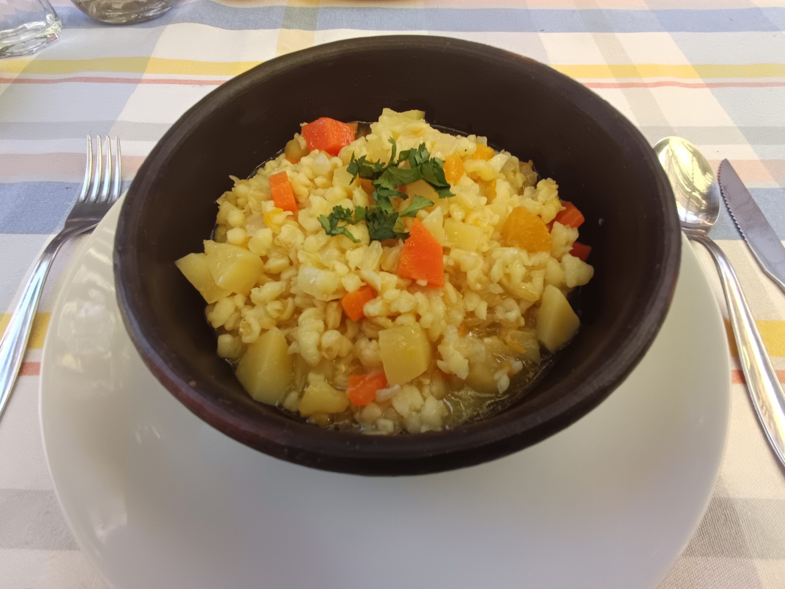 Guiso de Mote de Trigo